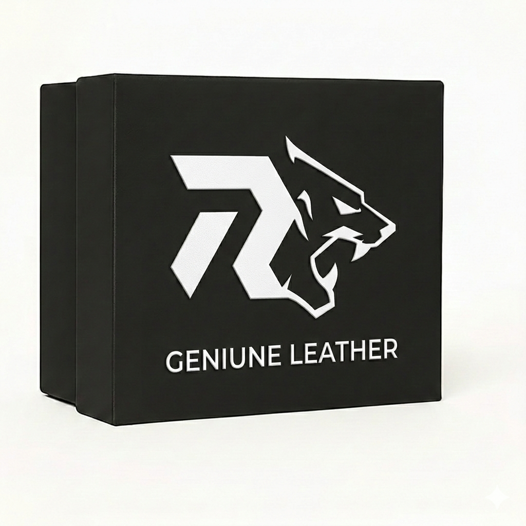 2-in-1 Reversible Leather Belt Needle Texture