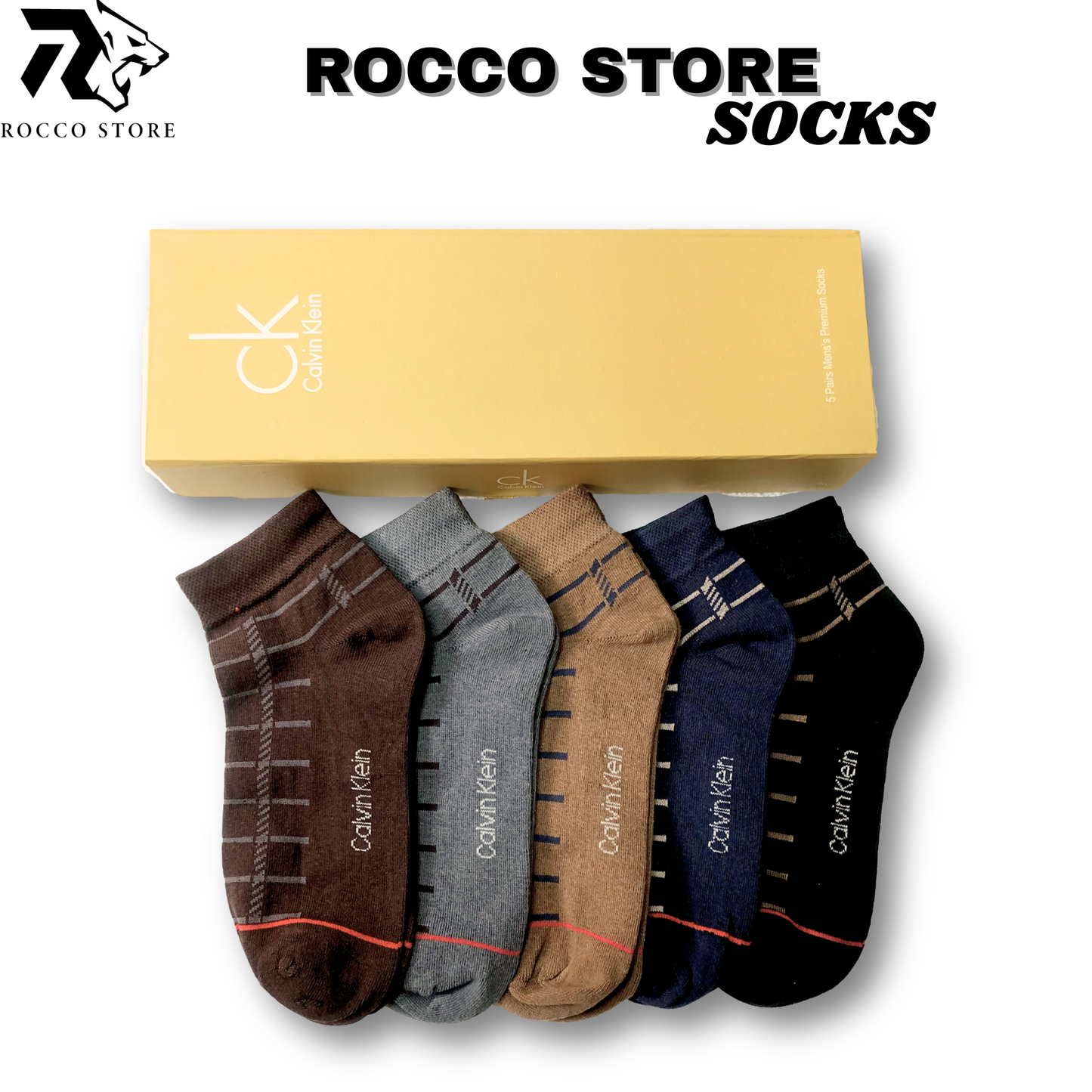 Men’s (Pack of 6) Pair Ankle Socks – Comfort & Style Combined