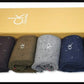 Men’s CK 5-Pack Crew Socks square design – Premium Comfort, Breathable, Long-Lasting Durability"