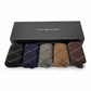 "Men’s 5-Pair T H Crew Socks  design – Comfortable, Durable, and Stylish gift box"