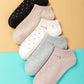 5 Pairs Smiling Face Socks, Soft & Lightweight Low Cut Short Socks, Women's Stockings & Hosiery