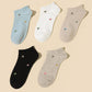 ladies ankle socks pack of 5 pair Random color