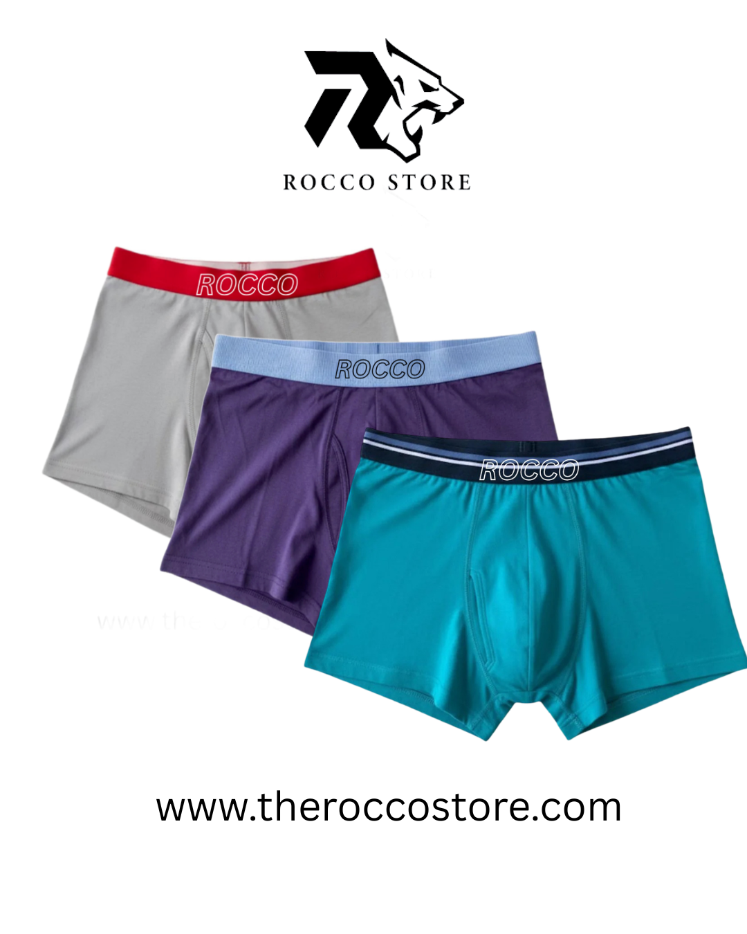 Men's Cotton Boxer Shorts (Pack of 3)