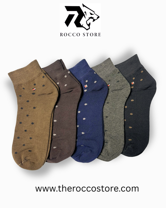 Men’s (Pack of 6) Ankle Socks – Soft, Breathable & Durable