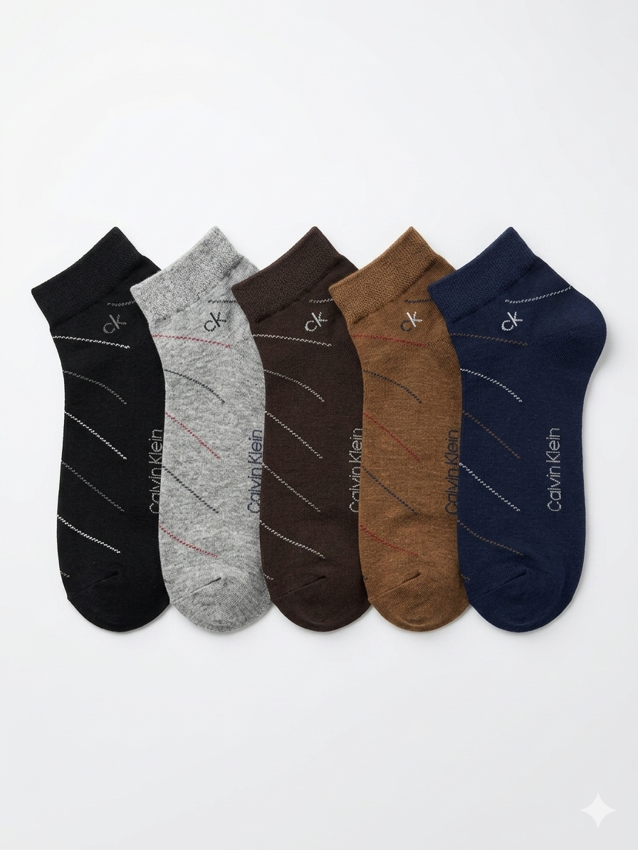 Men’s ( Pack of 6) Pair Ankle Socks – Soft & Stylish
