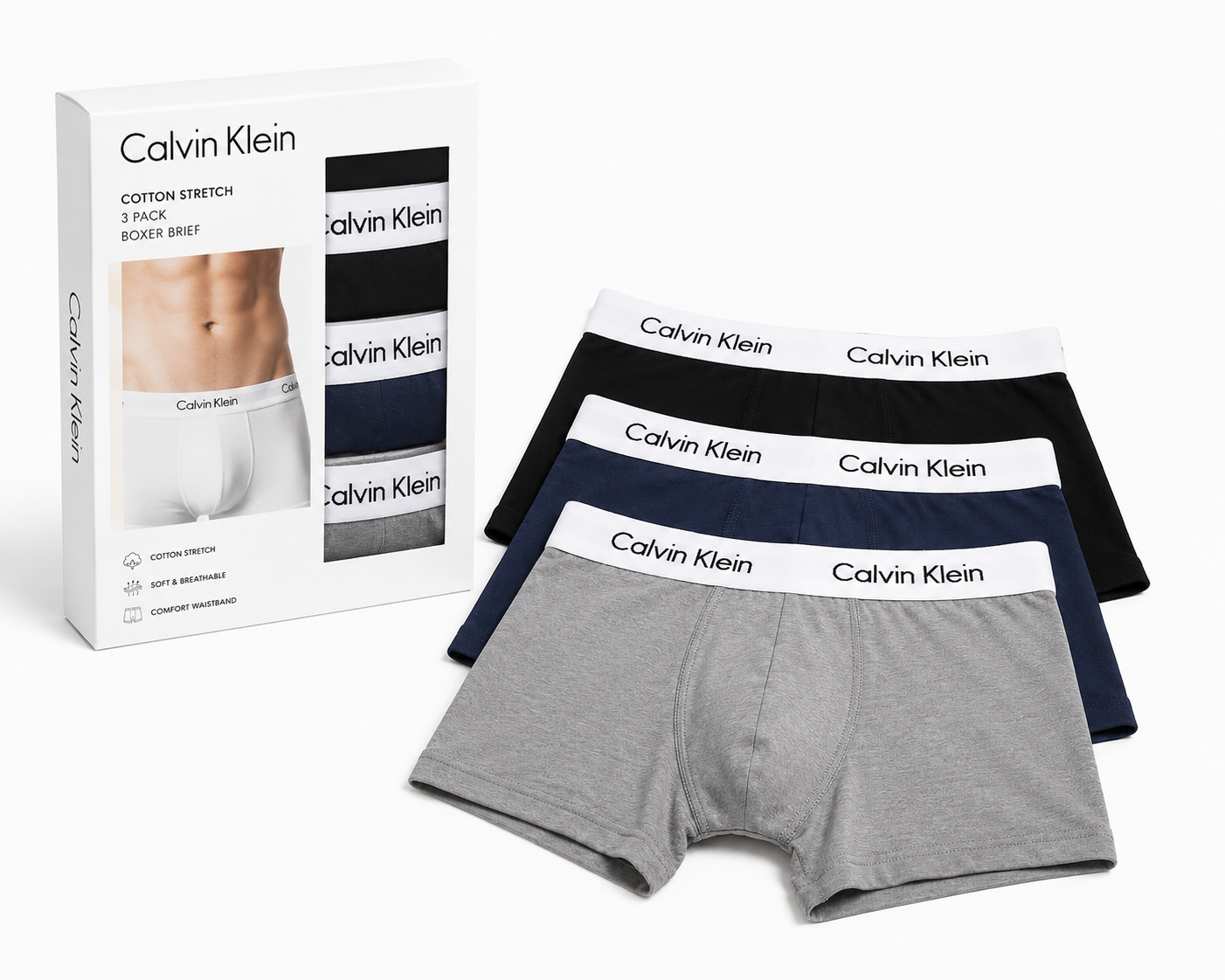 Men's C K Boxer Breathable (pack of 3)