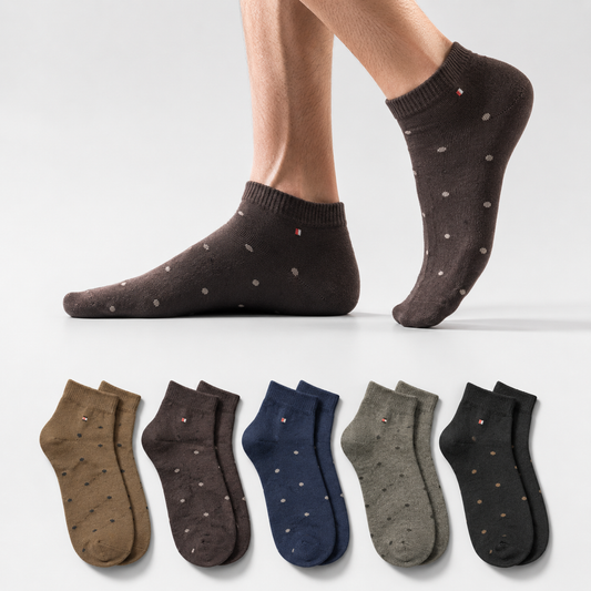 Men’s (Pack of 6) Ankle Socks – Soft, Breathable & Durable
