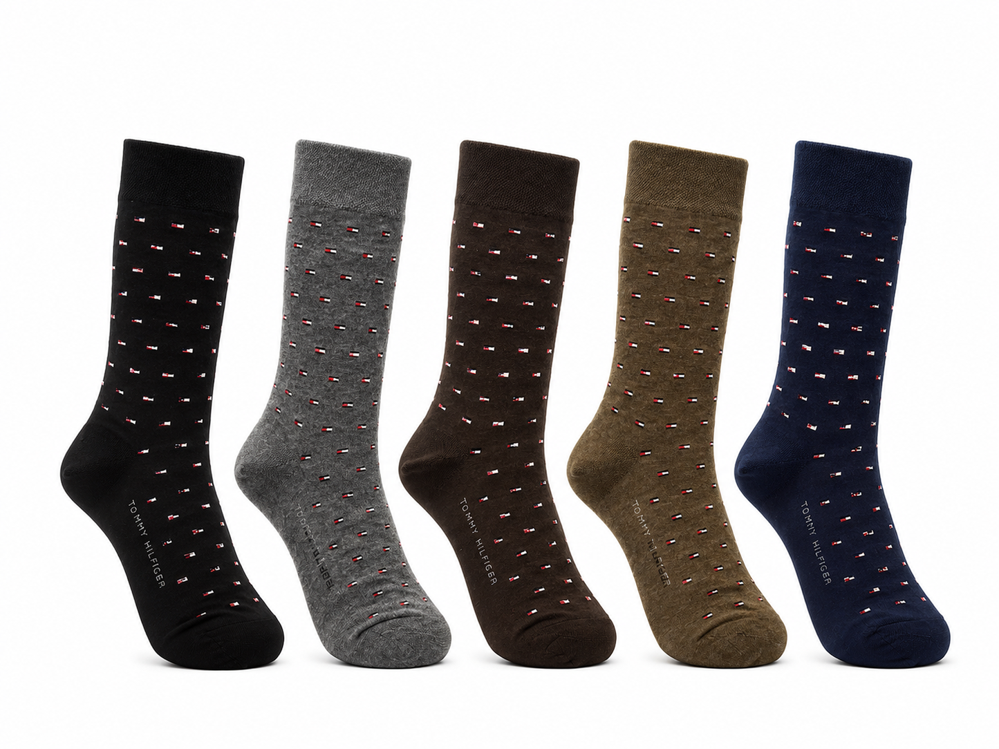 "Men’s 5-Pair T H  Crew Socks – Comfortable, Durable, and Stylish Essentials"