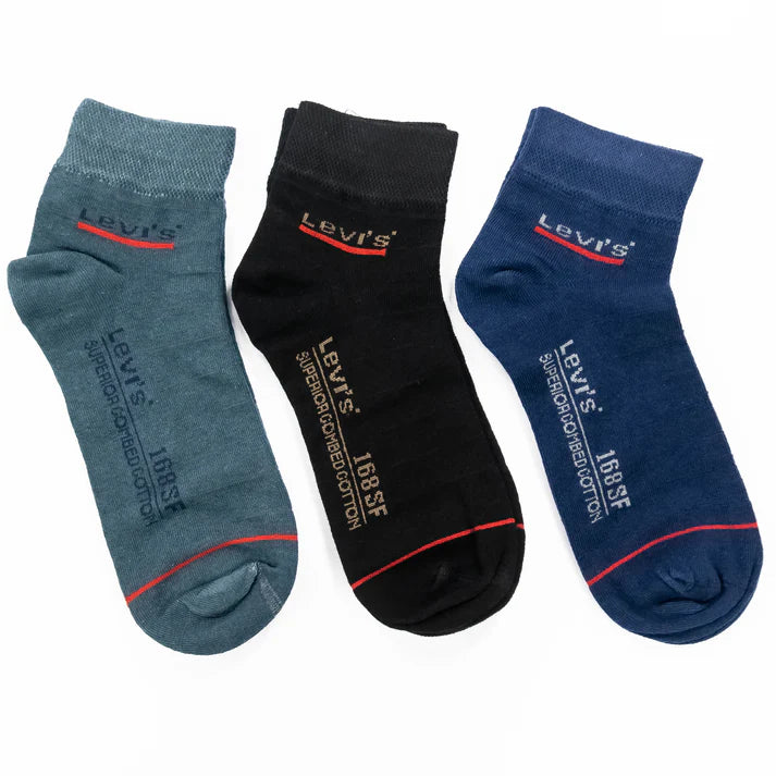 L-e-v-i's Ankle Socks Pack of 3