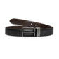 Original Cow Leather 2-in-1 Reversible Belt for Men - Black & Brown (High Chrome Finish)