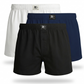Men's Fold Elastic Boxer Shorts (Pack of 3) – 3 Different Colors Premium Cotton Underwear