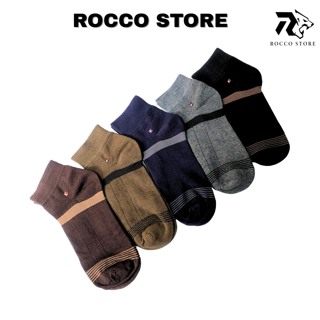 Men’s (Pack of 6) Ankle Socks – Soft, Breathable & Durable