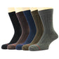 "Men’s 5-Pair TOMMY HILFIGURE Crew Socks line  design – Comfortable, Durable, and Stylish gift box"