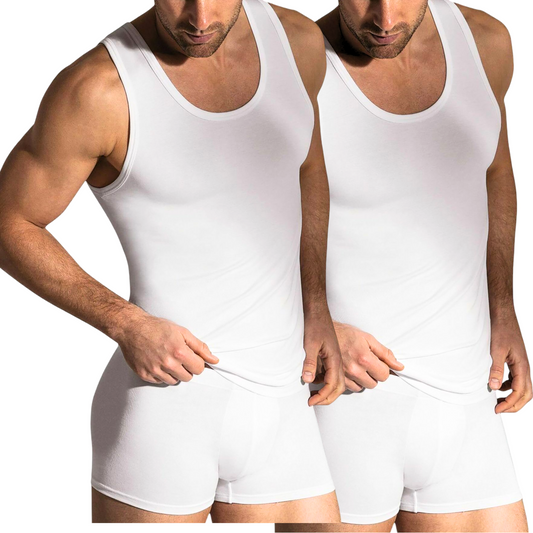 Men’s Sleeveless Cotton Vests(Pack of 2) | Super Soft & Comfortable
