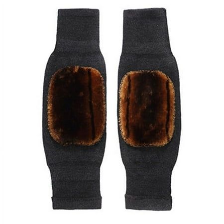 2 pc  Cashmere Leg Warmer, Wool Warm with knee pad Thickened And Fleece for Men's & Women