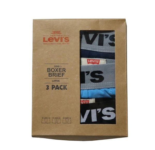 Men's L-E-V-I"S Boxer pack of 3 Under Wear