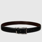 2-in-1 Reversible Leather Belt Needle Texture
