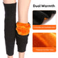 2 pc  Cashmere Leg Warmer, Wool Warm with knee pad Thickened And Fleece for Men's & Women