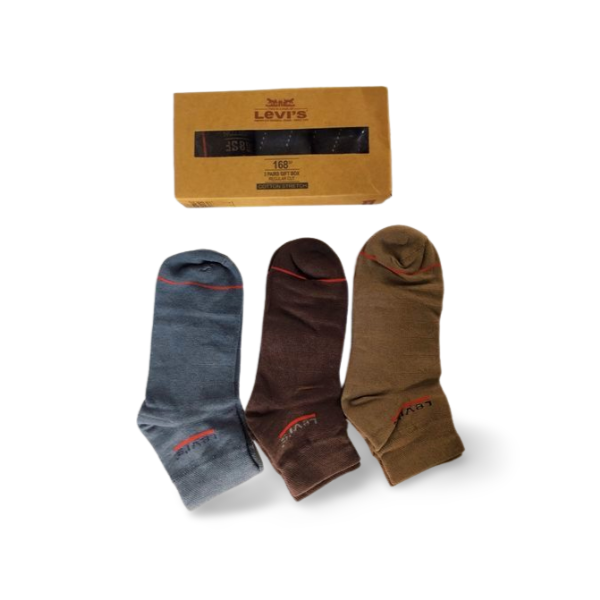 L-e-v-i's Ankle Socks Pack of 3