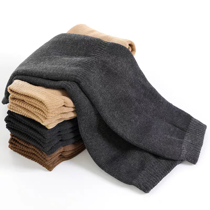 2pcs Cashmere Leg Warmer, Wool Warm Thickened And Fleece for Men's & Women