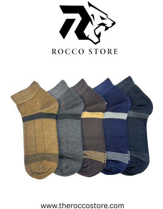 Men’s (Pack of 6) Ankle Socks – Soft, Breathable & Durable